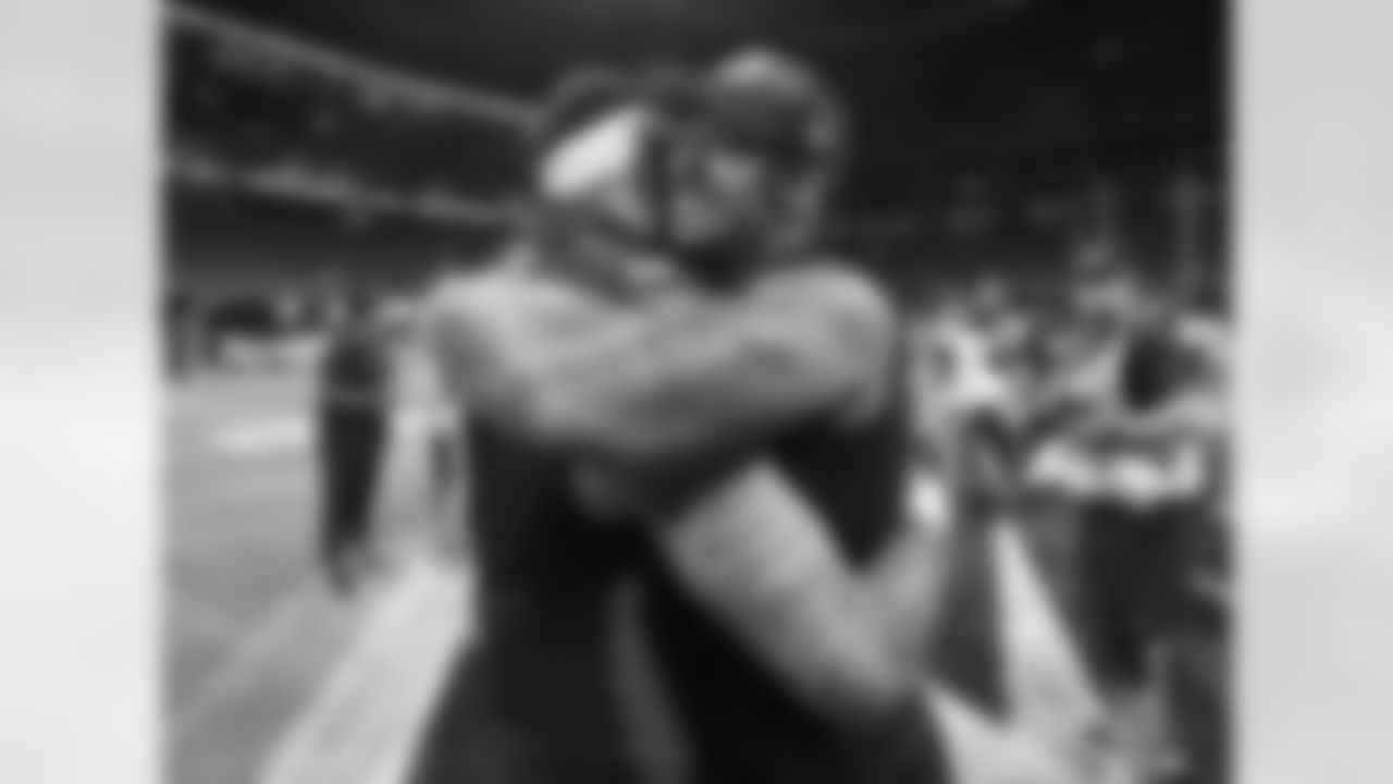 Atlanta Falcons safety Jessie Bates III #3 after the Preseason Game against the Cincinnati Bengals at Mercedes-Benz Stadium in Atlanta, Georgia on Friday, August 18, 2023. (Photo by Jay Bendlin/Atlanta Falcons)