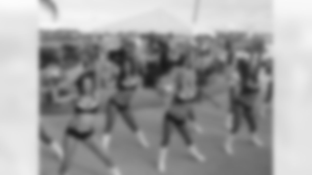 The Atlanta Falcons Cheerleaders perform during a meet and greet at the Fairmont Hampton Princess hotel in Bermuda // Atlanta Falcons Cheerleaders Bermuda Meet and Greet // 5/27/11 // Bermuda -