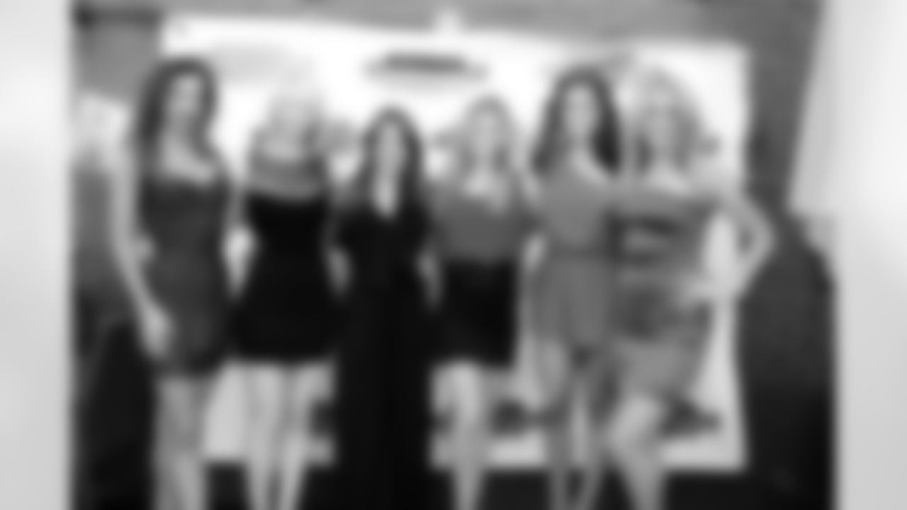 Atlanta Falcons Cheerleaders at their 2012-2013 swimsuit calendar release