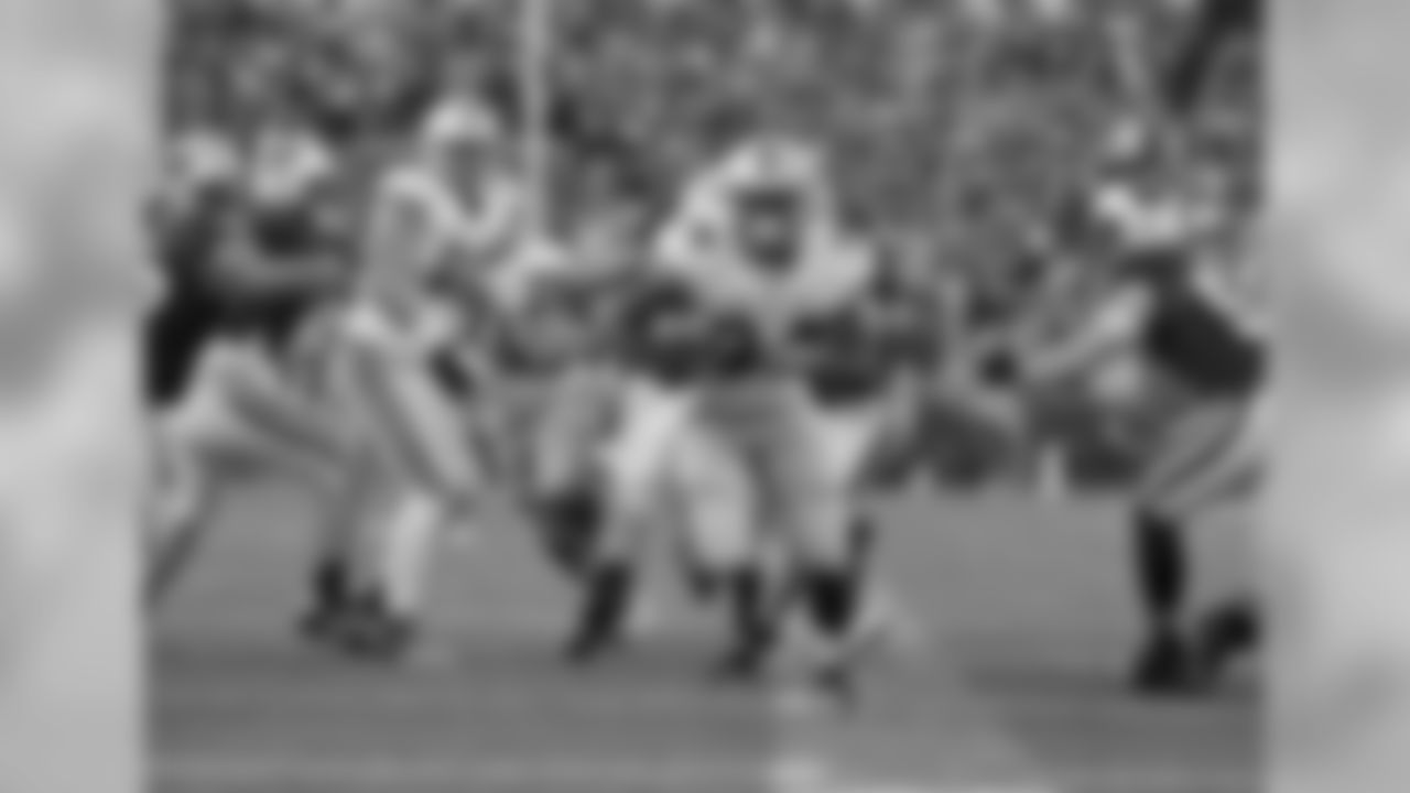 Despite missing three games to begin 2013, Hyde finished the year with 1,521 rushing yards and 15 touchdowns.
