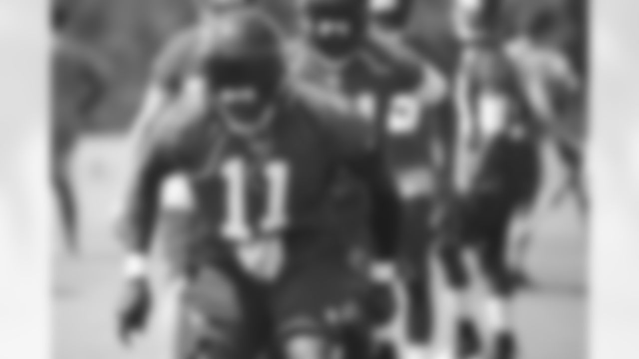 WR Julio Jones leads the wide receivers during a ladder drill // 2012 Atlanta Falcons Minicamp - Day 2 // June 20, 2012 // Flowery Branch, Ga. -