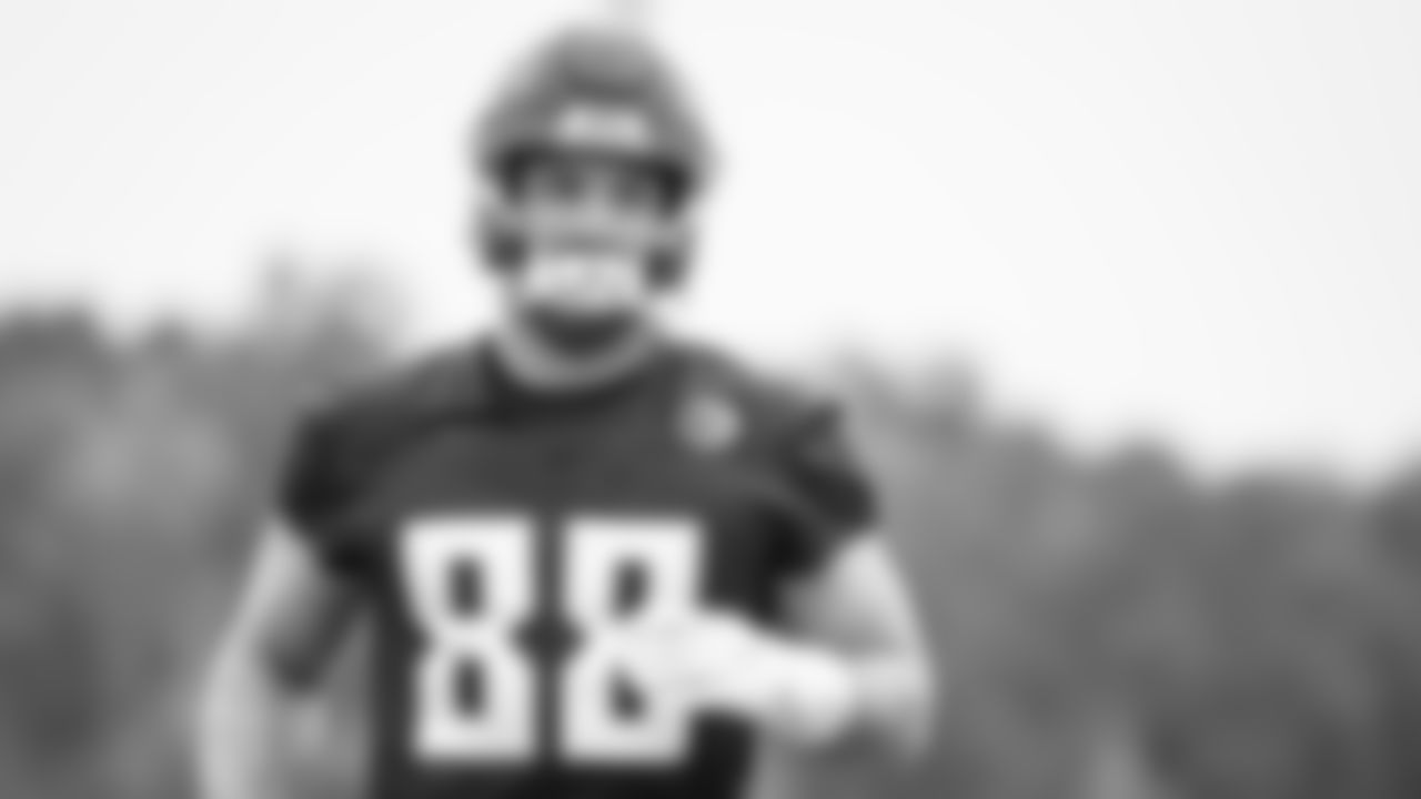 Atlanta Falcons tight end Luke Stocker #88 looks on during practice at IBM Performance Field. (Photo by Kara Durrette/Atlanta Falcons)