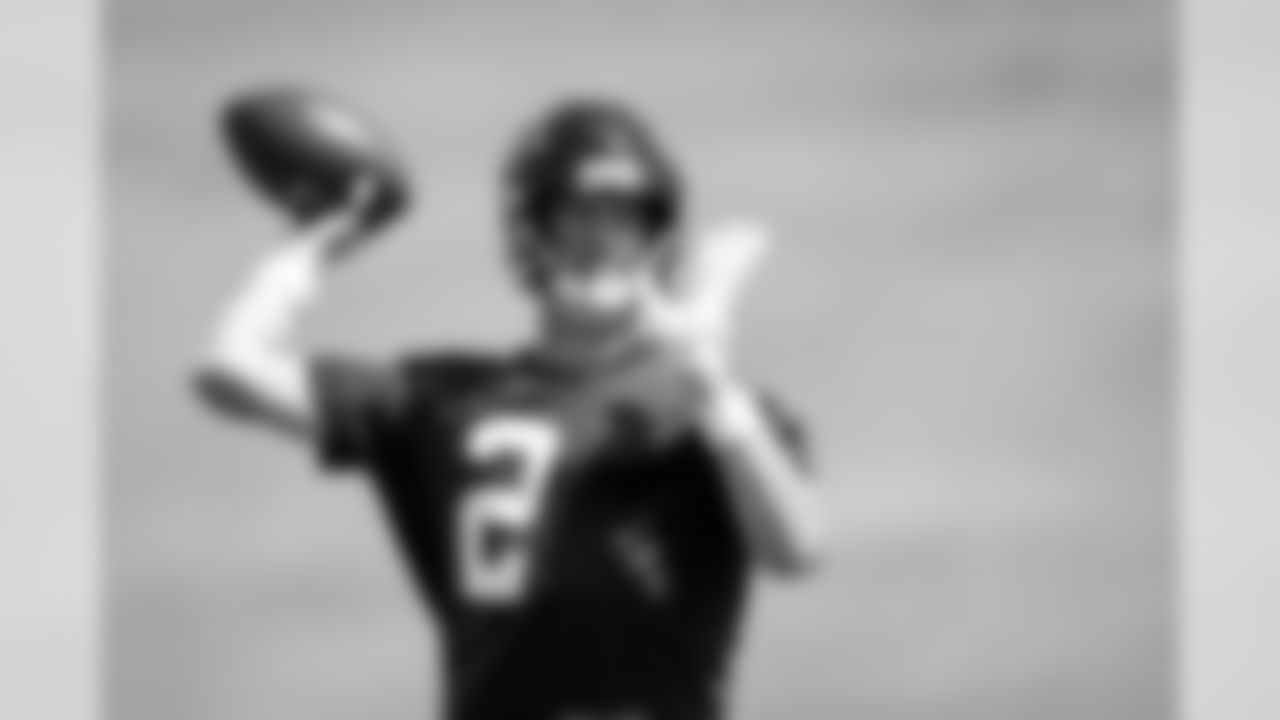 Atlanta Falcons quarterback Matt Ryan #2 in action during practice. (Photo by Kara Durrette/Atlanta Falcons).