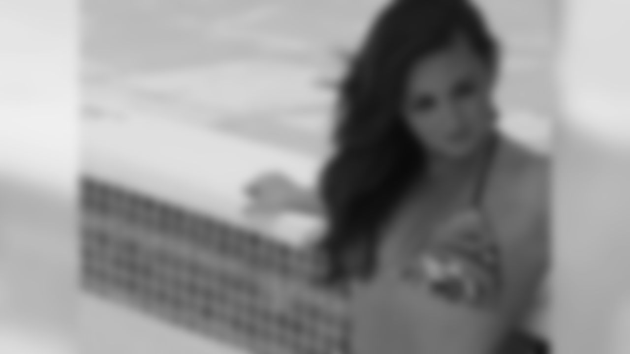 Katharine M. // Atlanta Falcons Cheerleaders Swimsuit Calendar Photo Shoot - Day 3 // 5/28/11 // Bermuda -