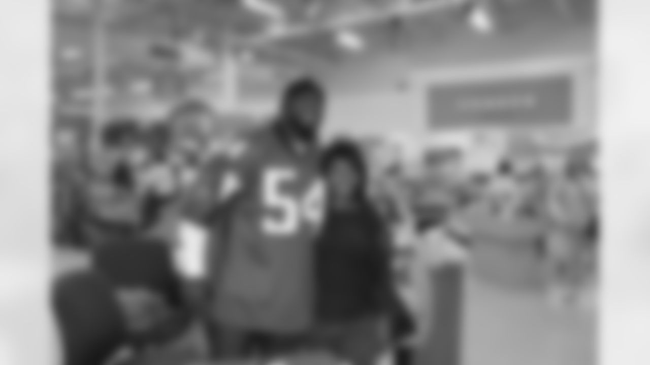 Stephen Nicholas excites the Publix shoppers in Locust Grove, Ga. with the Atlanta Falcons Tailgate Team // Atlanta Falcons Tailgate Team 2011 //Nov. 1, 2011 // Locust Grove, Ga. -