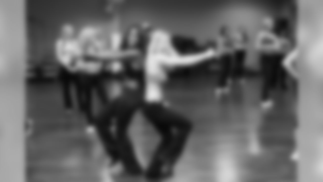 Shamea M. and Sabrina C. // Atlanta Falcons Cheerleaders Practice // 7/7/2011 // Atlanta -