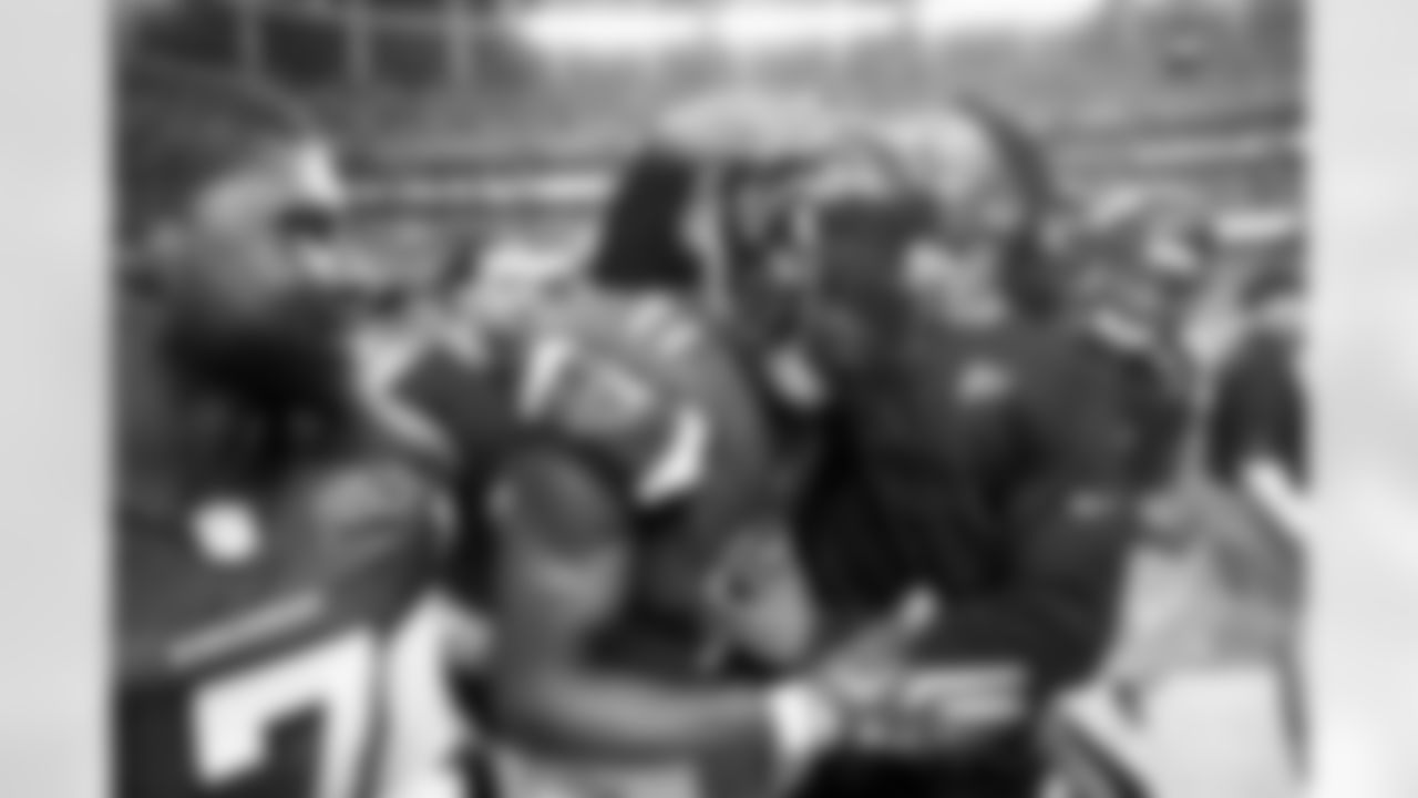Sideline hugs