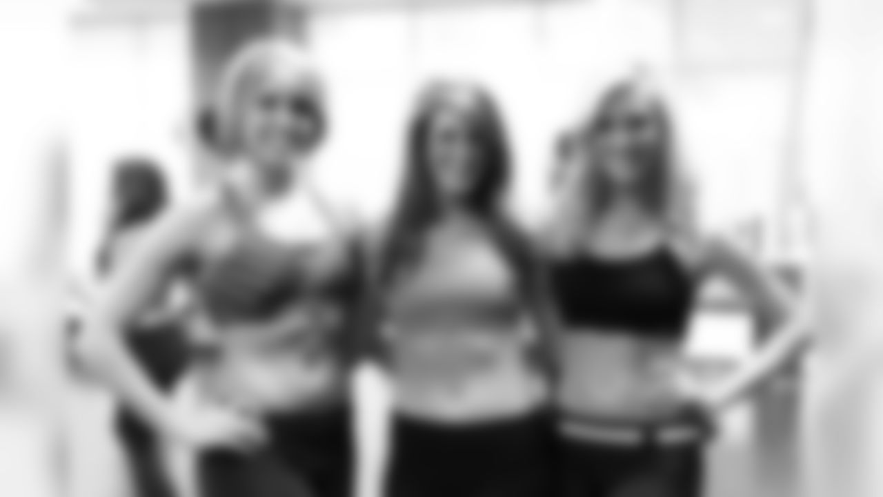 Reneau K., Emily B., and Jamie K. // Atlanta Falcons Cheerleaders Practice // 7/7/2011 // Atlanta -