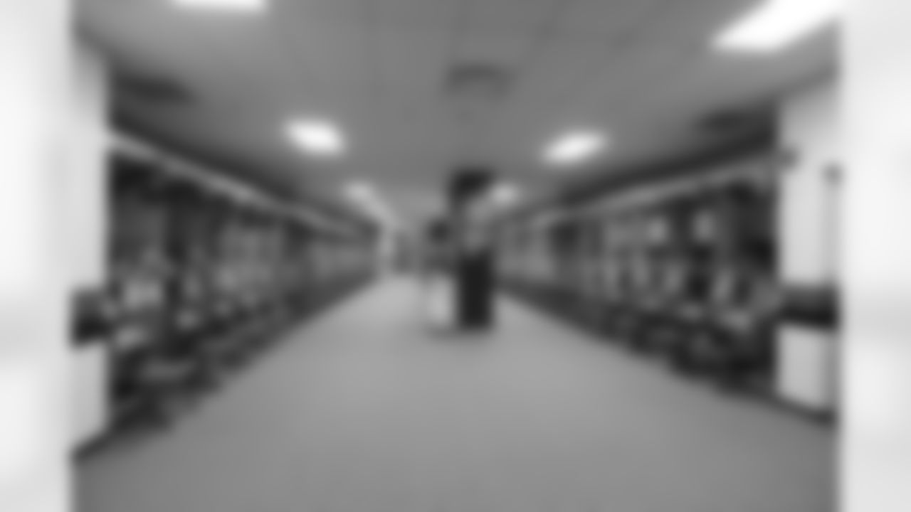 A quiet locker room awaits the Falcons
