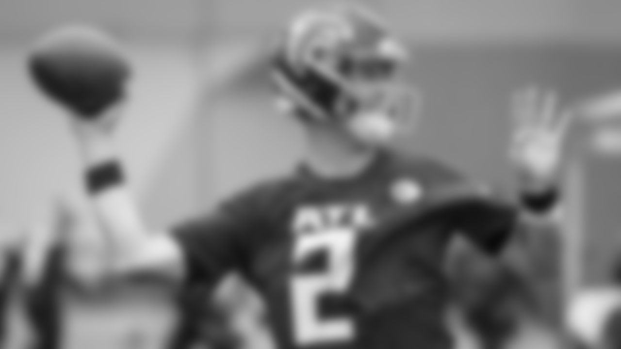 Atlanta Falcons quarterback Matt Ryan #2 in action during practice at IBM Performance Field. (Photo by Kara Durrette/Atlanta Falcons)