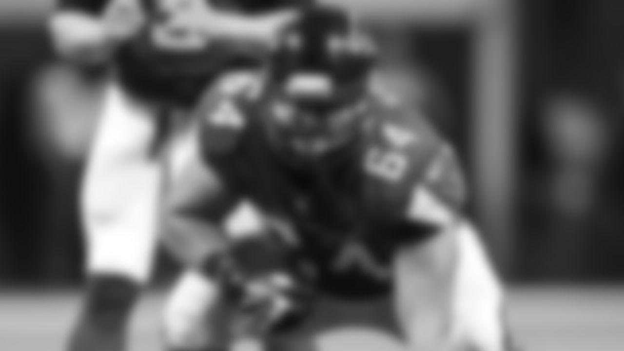Sean Harlow | 2017 NFL Draft Round 4 No. 136 Overall
(Photo by Michael Benford/Atlanta Falcons)