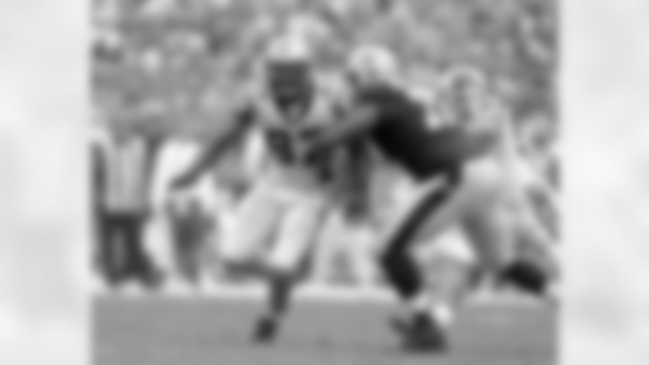The 24-year-old left tackle will likely face off against Falcons rookie Vic Beasley, Jr.