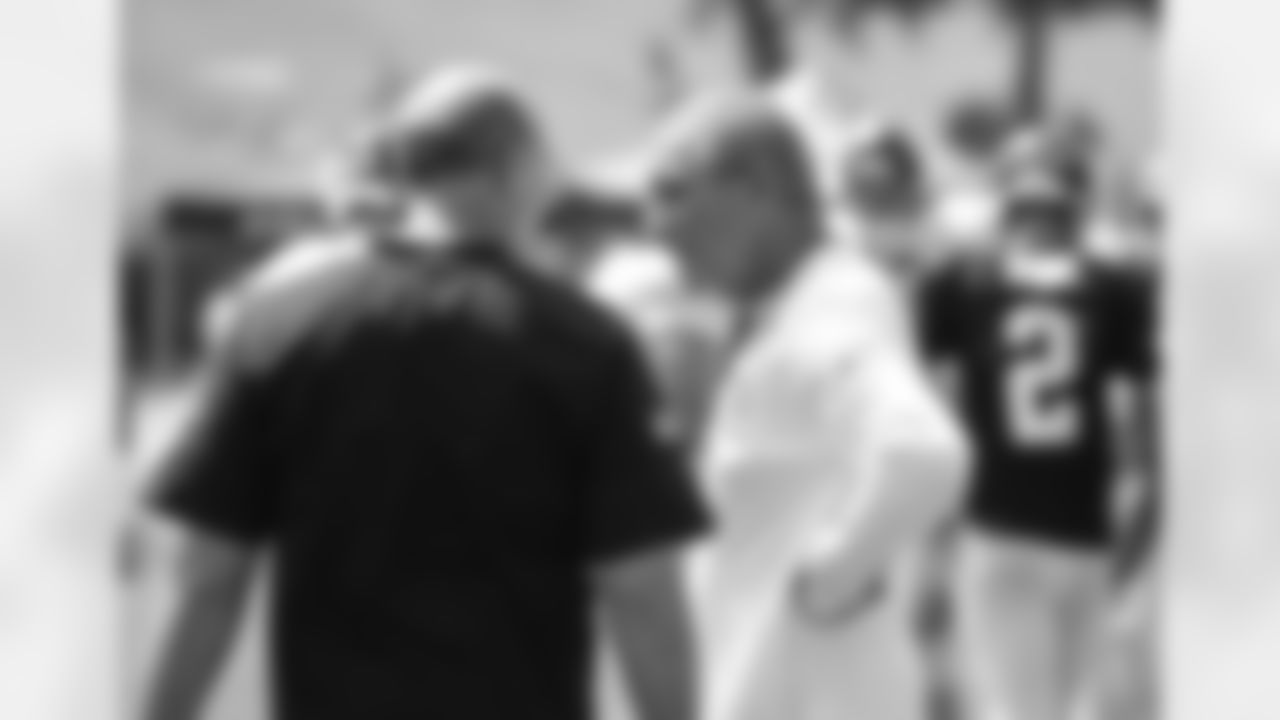 Falcons owner, Arthur Blank, and assistant general manager, Scott Pioli