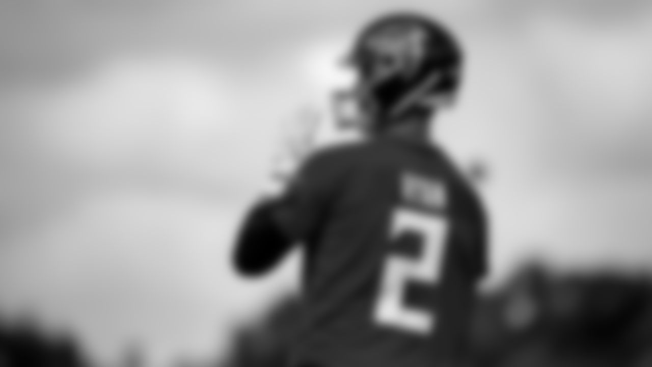 Atlanta Falcons quarterback Matt Ryan #2 in action during practice at IBM performance field. (Photo by Rob Foldy/Atlanta Falcons)