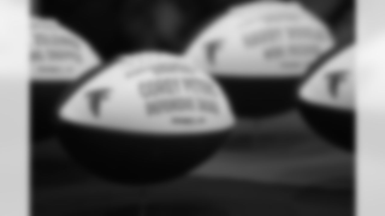 Each nominee received a personalized football // 2011 Falcons Community Honors Dinner // Dec. 5, 2011 // Atlanta -