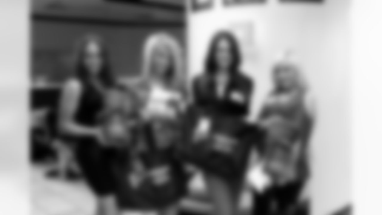 The Atlanta Falcons Cheerleaders gathered at Jamison Shaw Hairdressers this week for image consultations and to find out what their new looks for 2012 will be // Atlanta Falcons Cheerleaders Image Night – 2012 // May 23, 2012 // Atlanta –