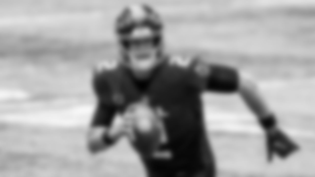 Atlanta Falcons quarterback Matt Ryan #2 runs the ball during the second half against the Detroit Lions on October 25, 2020. (Photo by Kyle Hess/Atlanta Falcons)