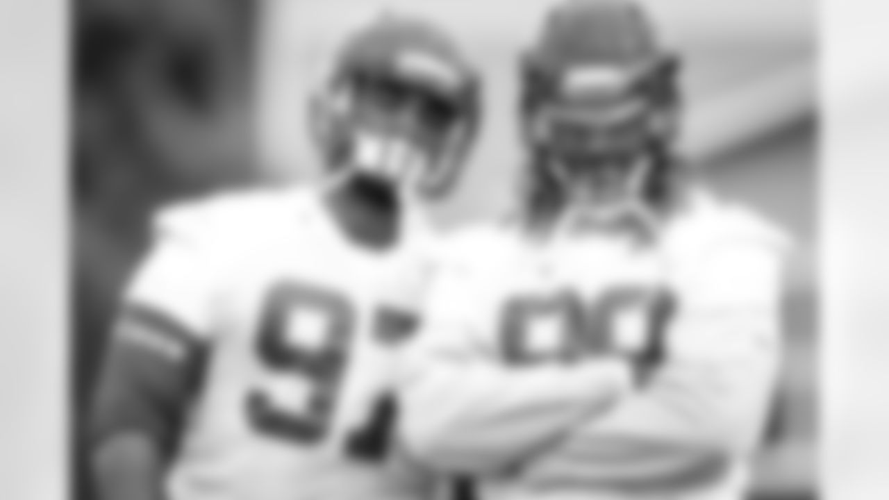 DT Grady Jarrett, DE Takk McKinley