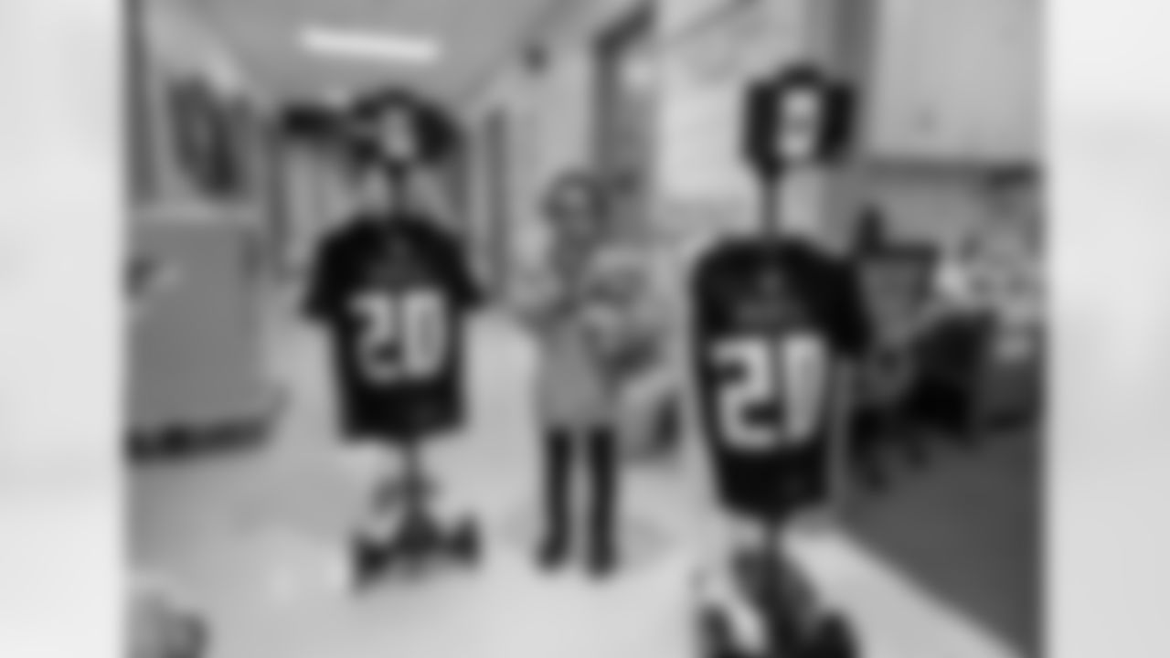 Scenes from the Atlanta Falcons Halloween Hospital Visit at Children's Healthcare of Atlanta Egleston hospital in Atlanta, Georgia, on Tuesday October 20, 2020. (Photo by Kyle Hess/Atlanta Falcons)