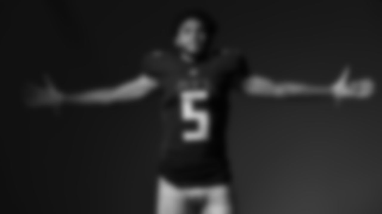 Atlanta Falcons wide receiver Drake London #5 during Creative Days in Ticketmaster Studios at Atlanta Falcons Training Facility in Flowery Branch, Ga. on Monday, June 12, 2023. (Photo by Brandon Magnus/Atlanta Falcons)