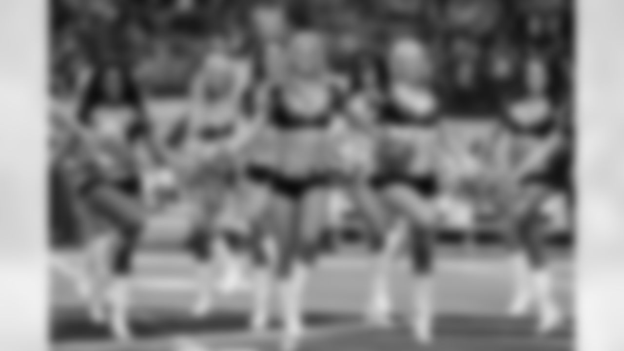 The Atlanta Falcons Cheerleaders perform on the field before the game begins (PHOTOS: Art Morrison, Special to AtlantaFalcons.com)