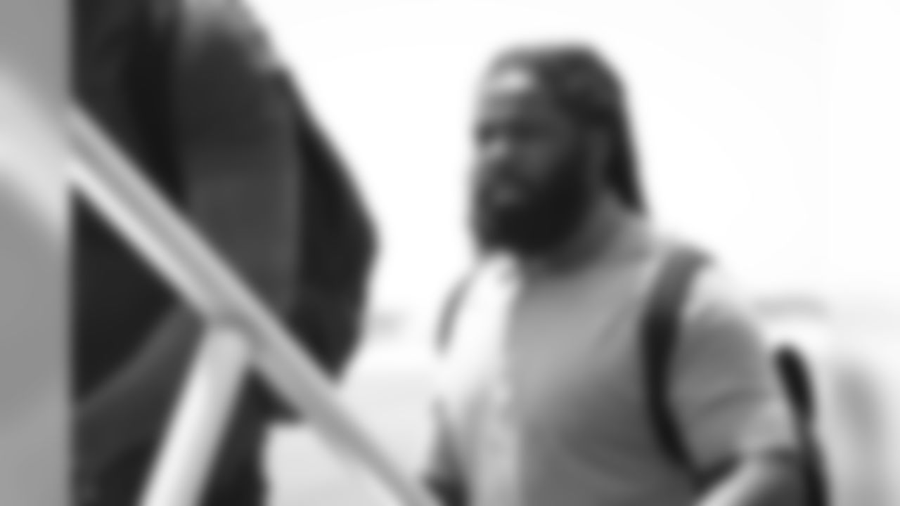 Atlanta Falcons defensive end Adrian Clayborn #99 (Photo by Michael Benford/Atlanta Falcons)