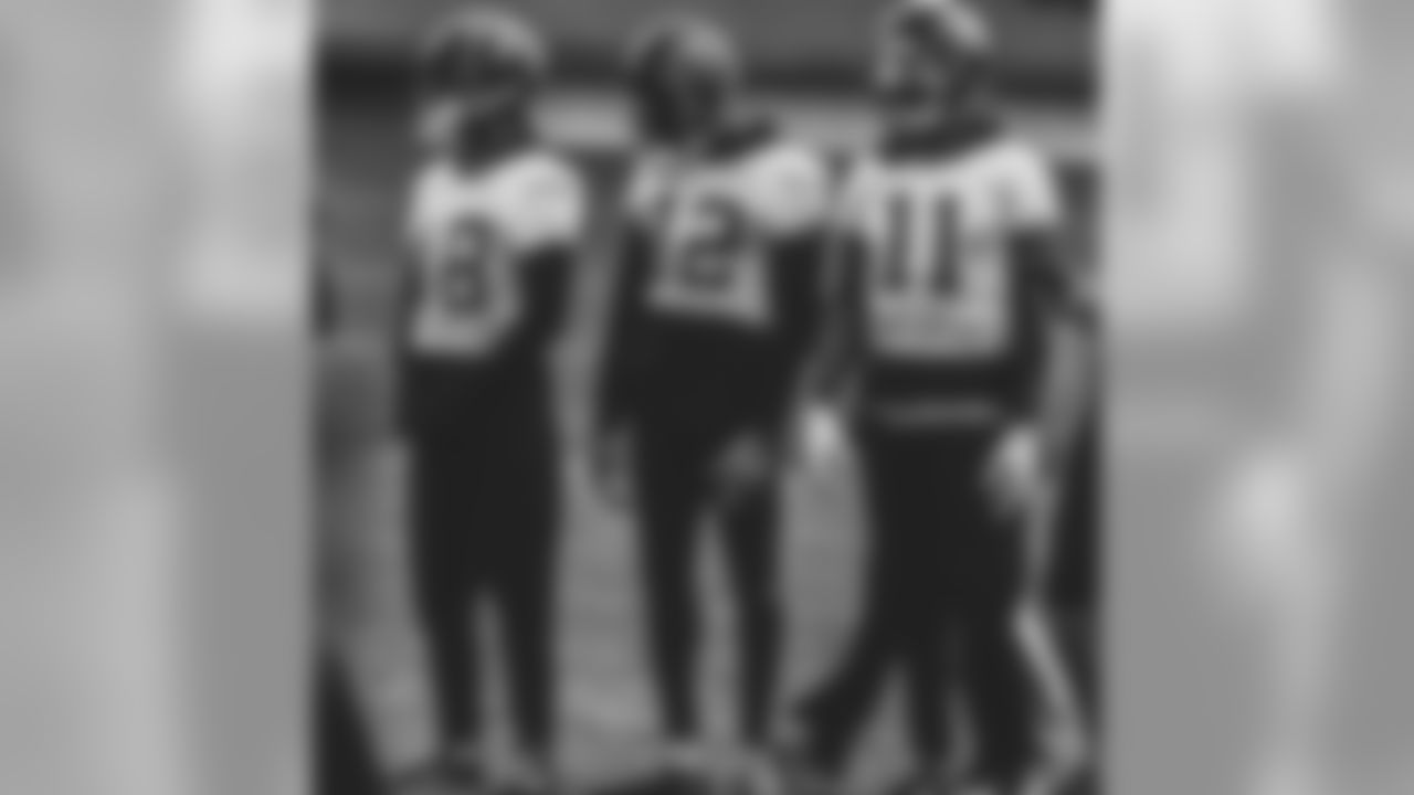 WR Calvin Ridley, WR Mohamed Sanu, WR Julio Jones
Atlanta Falcons / Stacey Ward
