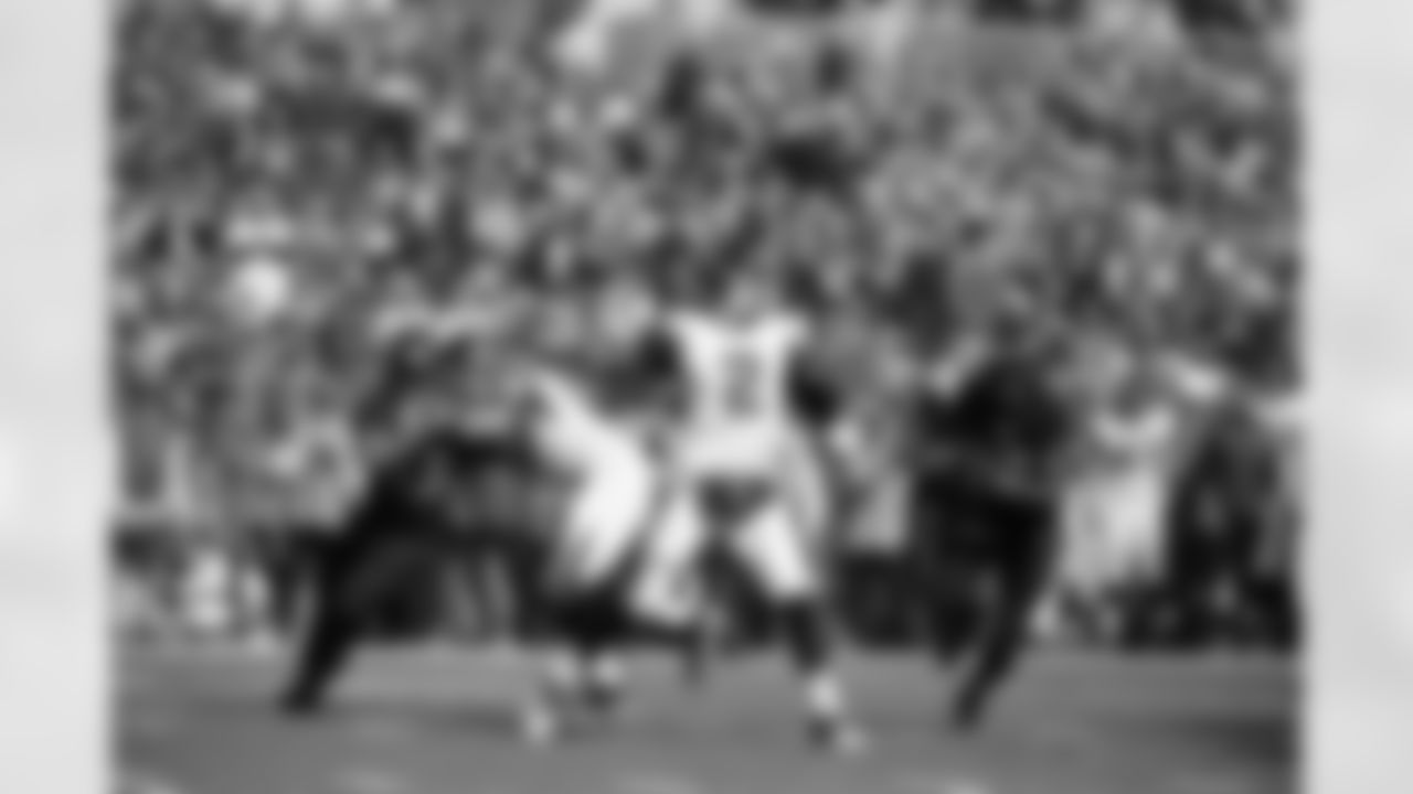QB Matt Ryan drops back to make a pass