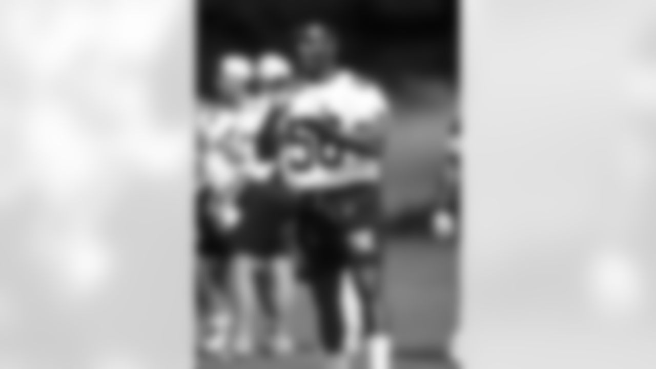 LB Jessie Tuggle at the Battle of the Gridiron on February 1, 1996 in Honolulu, Hawaii