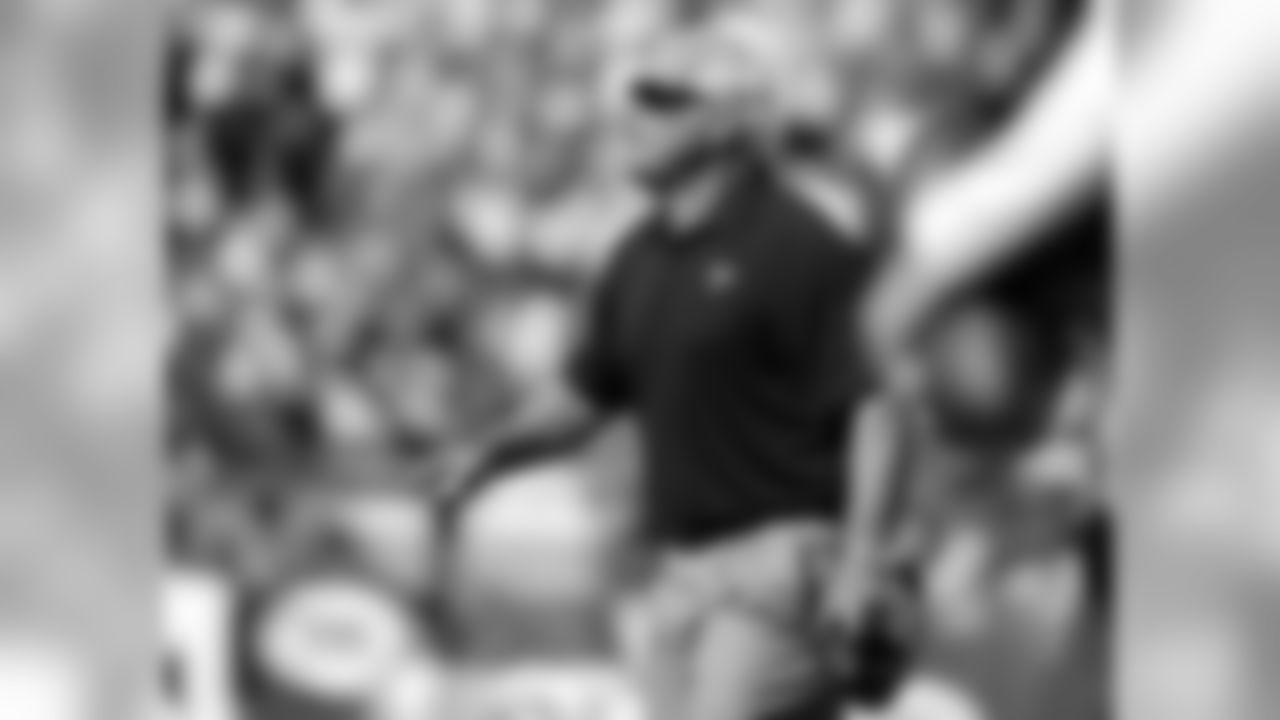 Head coach Mike Smith reacts to a play onfield during the third quarter