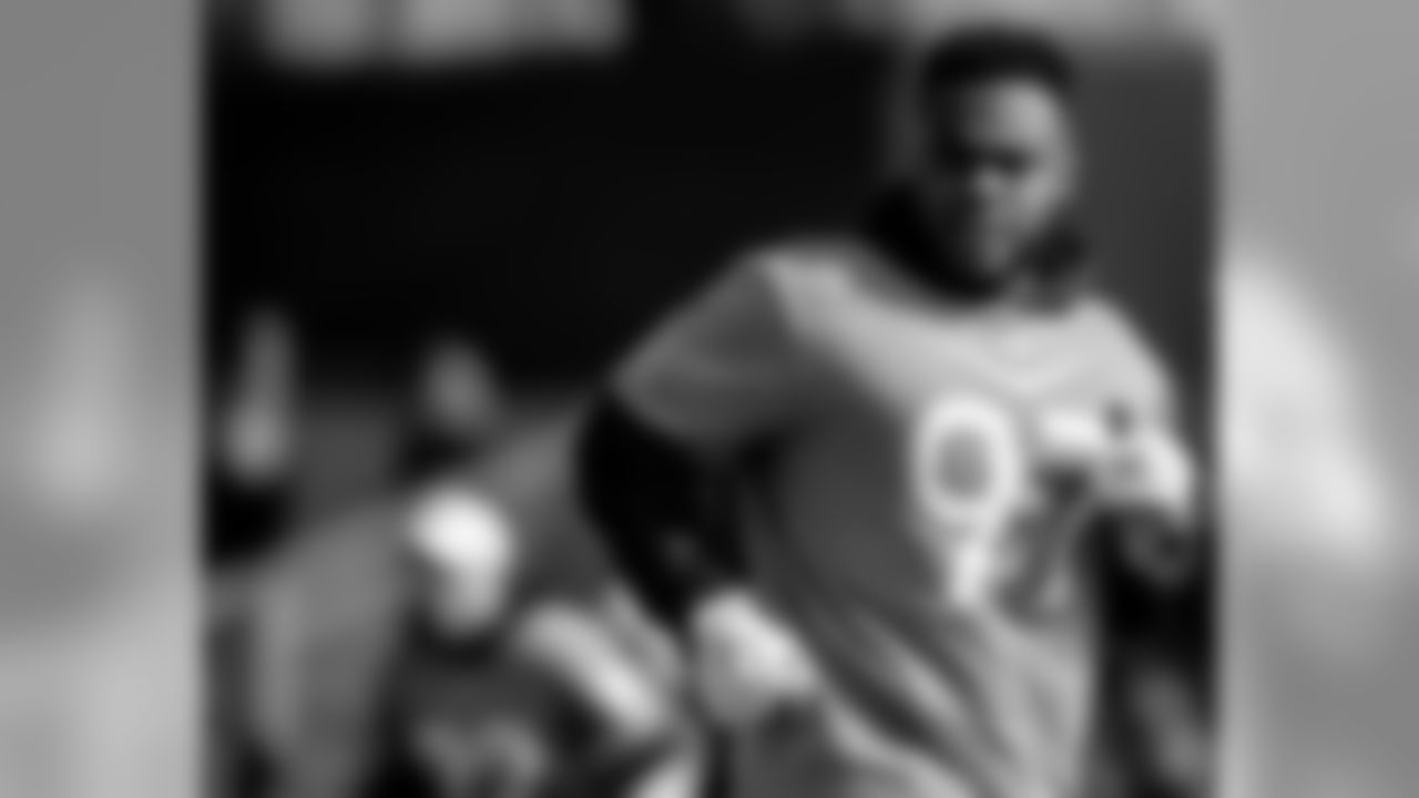 Atlanta Falcons defensive tackle Grady Jarrett #97 at the 2020 NFL Pro Bowl in Orlando, Fla. (Photo by Kara Durrette/Atlanta Falcons)