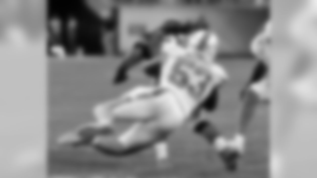 The middle linebacker led Miami in tackles last year with 110 (83 solo). He also tallied 3.5 sacks.
