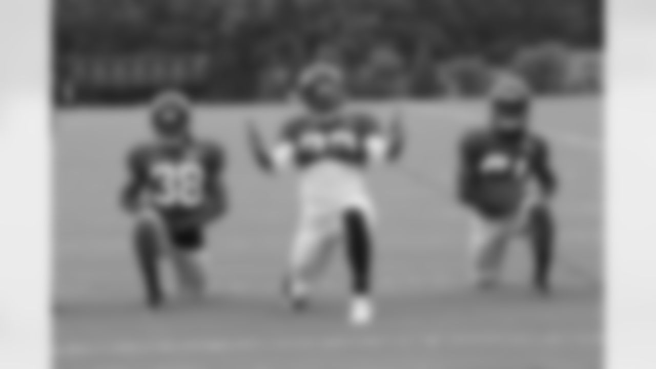 CB Terrence Johnson, S Thomas DeCoud and CB Desmond Trufant