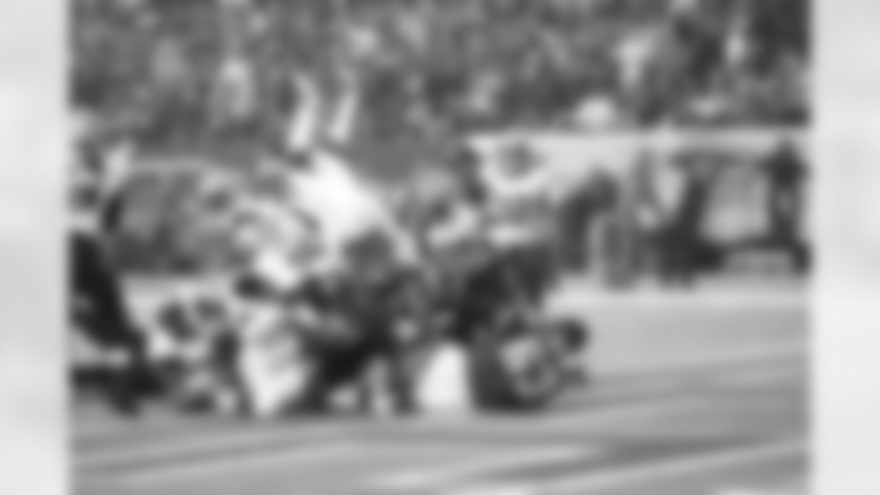 RB Steven Jackson crashes into the end zone to put the Falcons on the board