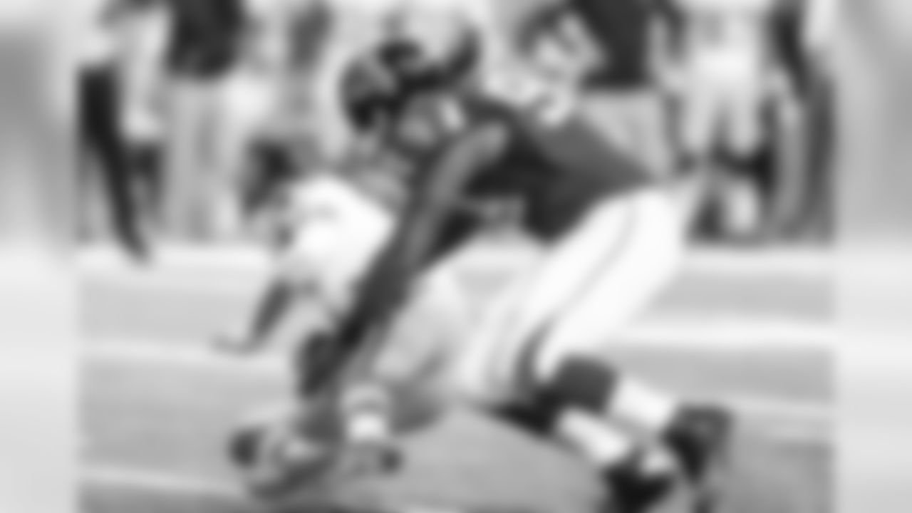 DT Cory Johnson records a sack during the second half
