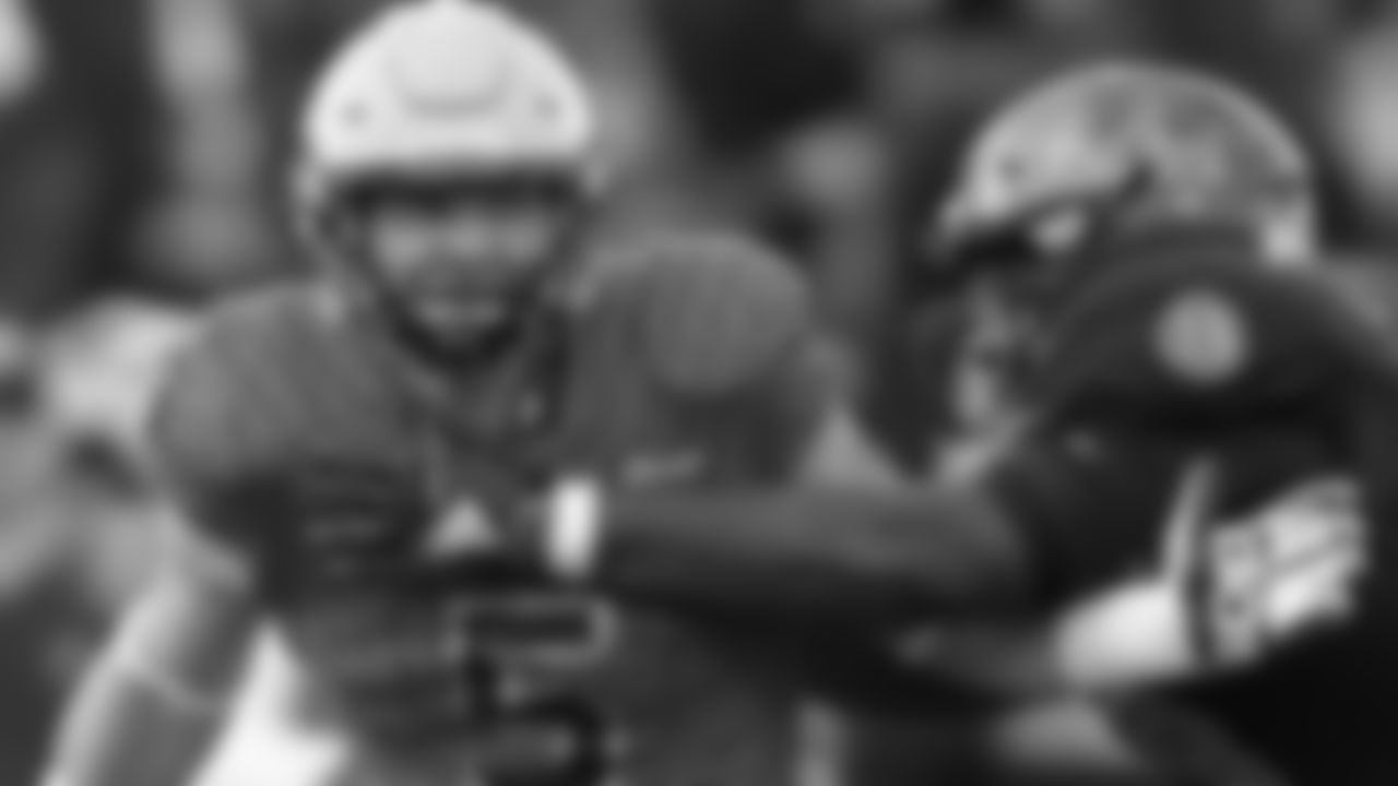 DE John Cominsky at the Senior Bowl