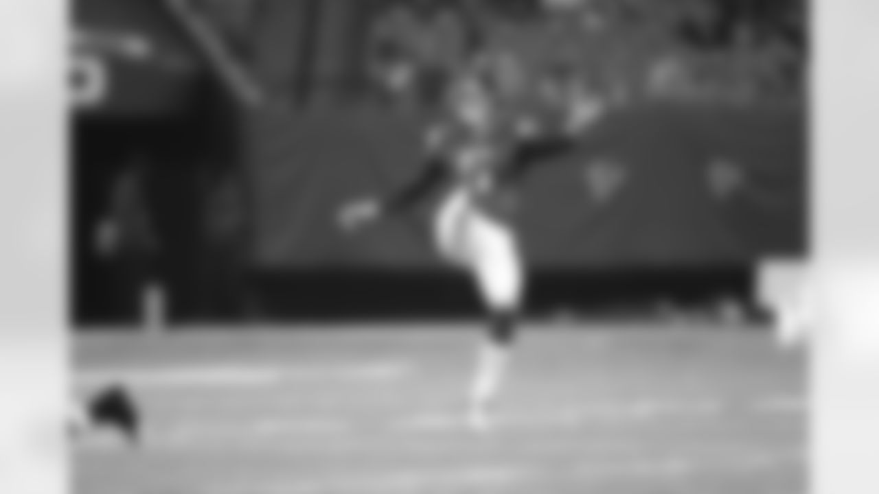 Matt Bosher punts the ball away