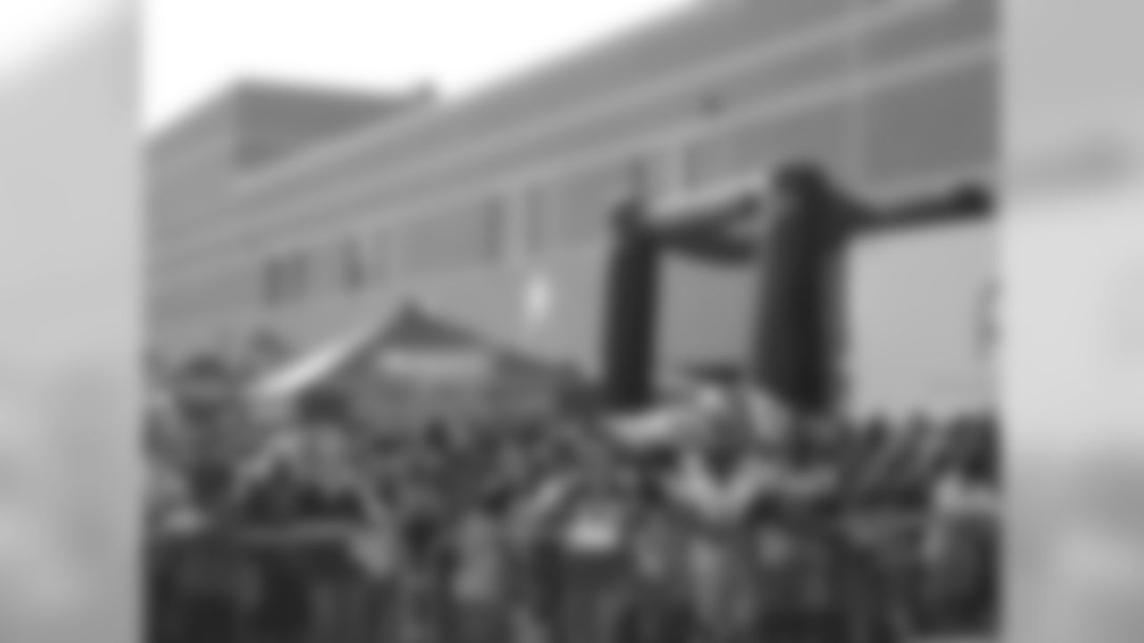 Fans waiting to enter Blue Devil Stadium. // 2011 Friday Night Lights // August 5, 2011 // Norcross, Ga. —