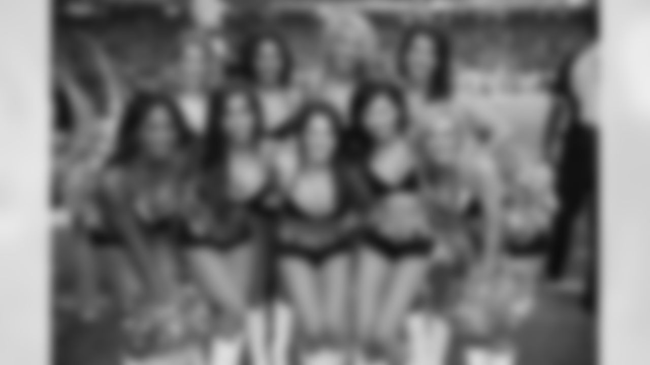 Some of the Atlanta Falcons Cheerleaders pose for a picture (PHOTOS: Art Morrison, Special to AtlantaFalcons.com)