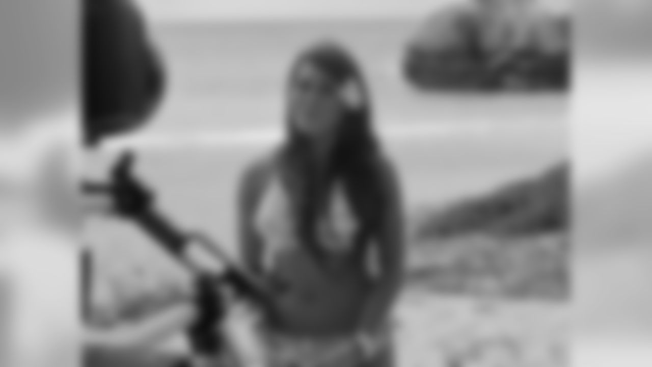 Natalie D. // 2011 Atlanta Falcons Cheerleaders Swimsuit Calendar Photo Shoot // 2011 // Bermuda -
