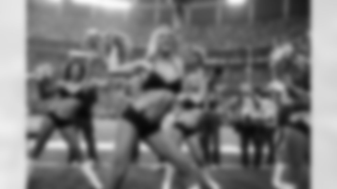 Kat M. and the Atlanta Falcons Cheerleaders perform on the sidelines during the NFC Championship game (PHOTOS: Art Morrison, Special to AtlantaFalcons.com)