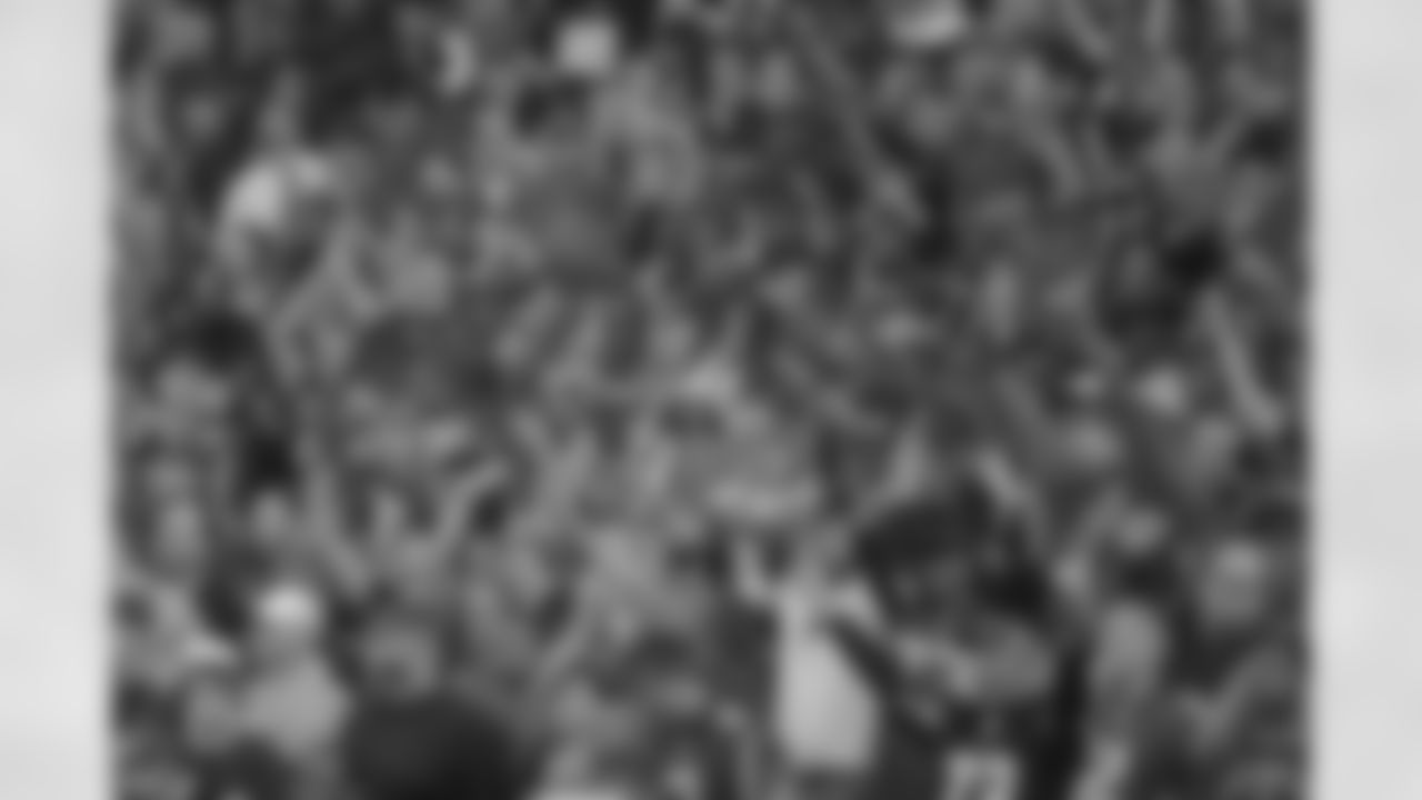 The fans were full of energy today