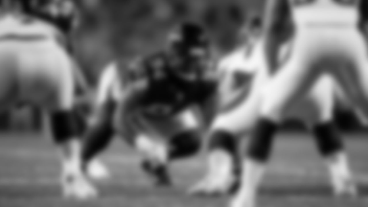 Atlanta Falcons defensive tackle Deadrin Senat #94