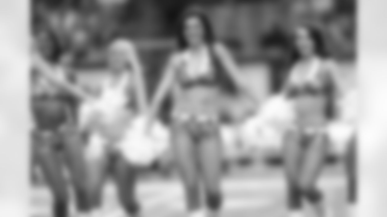 Falcons cheerleaders perform pre-game