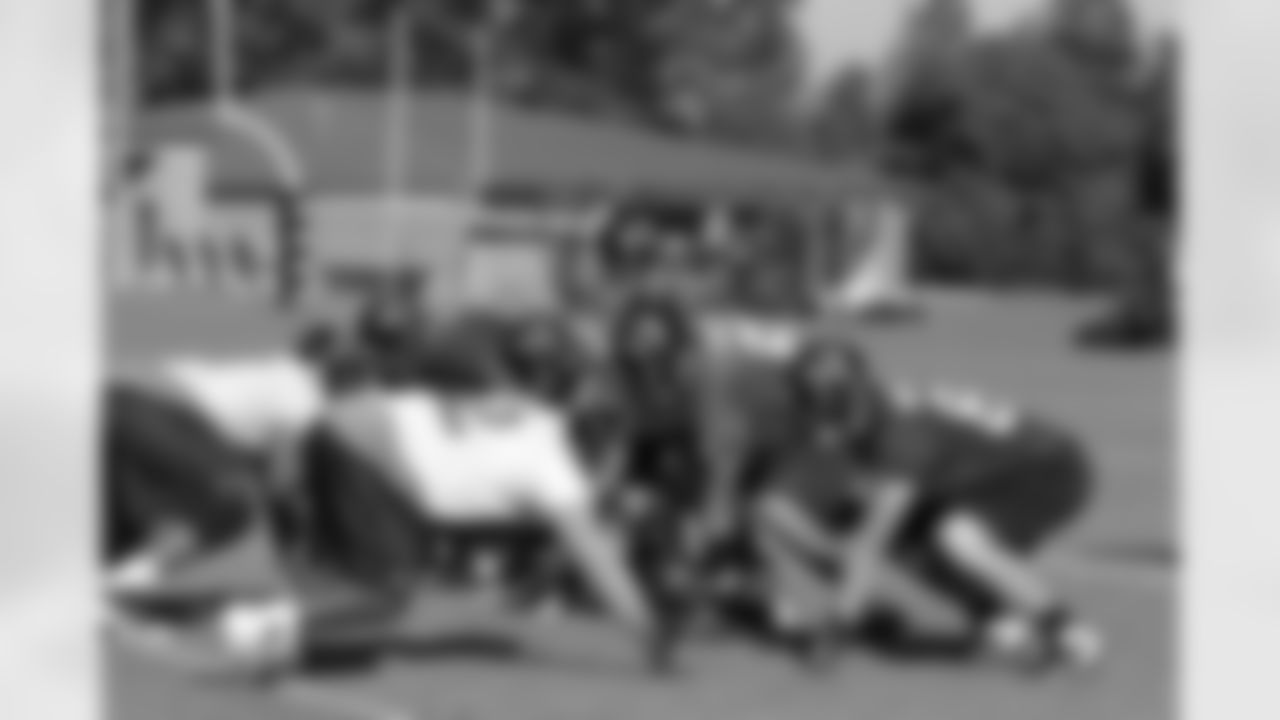 The offense and defense face off // 2011 Russell Athletic Training Camp - Day 10 // August 10, 2011 // Flowery Branch, Ga. —