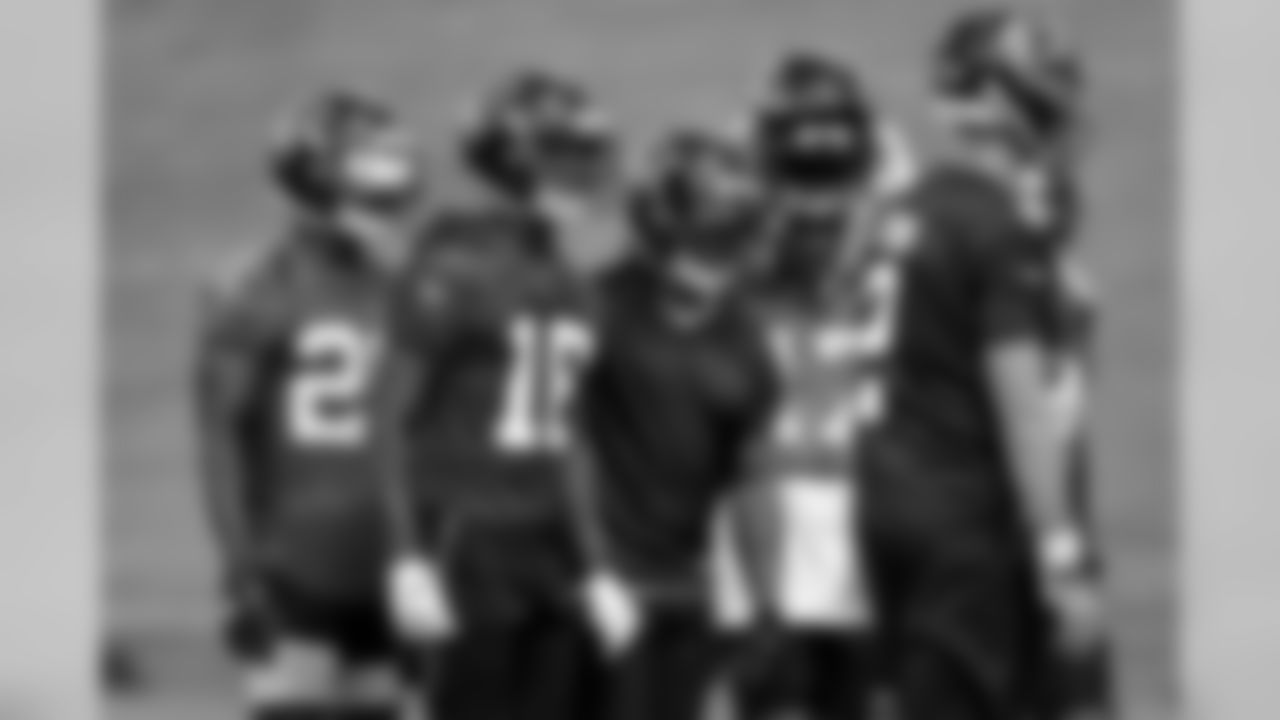 RB Tevin Coleman, WR Calvin Ridley, RB Devonta Freeman, WR Marvin Hall, QB Matt Ryan
