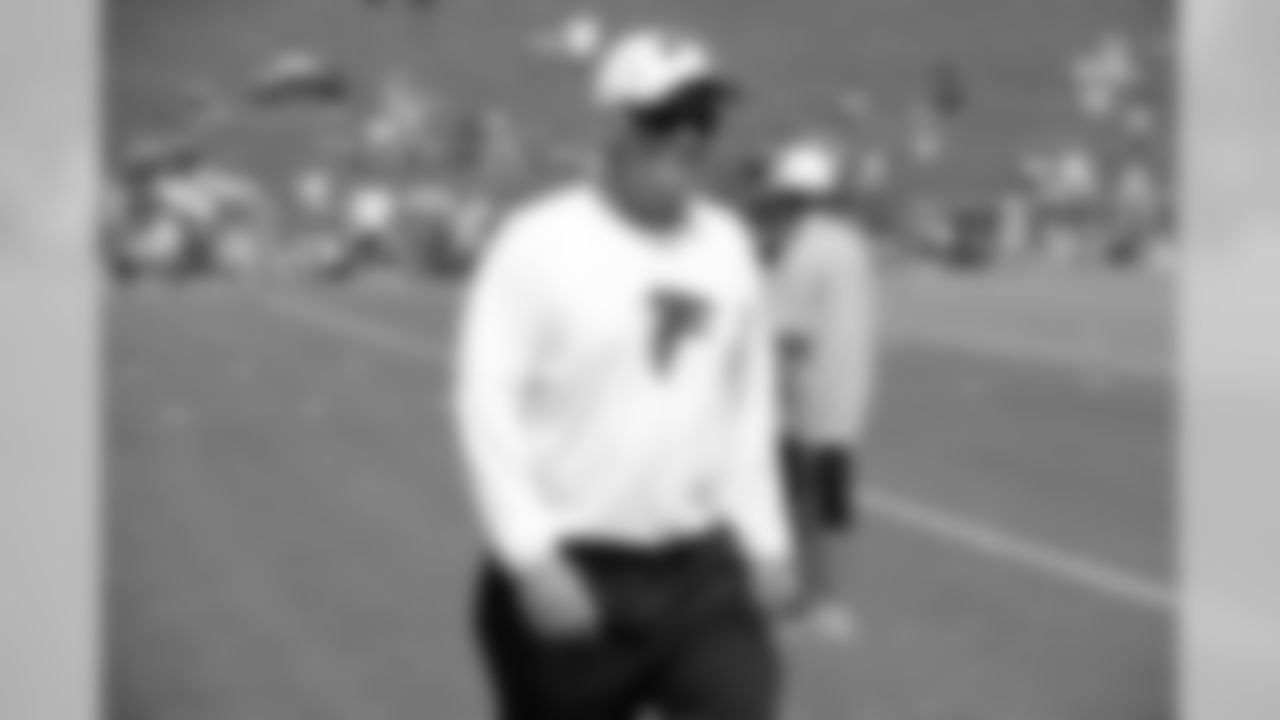 Falcons head coach Mike Smith // 2012 Atlanta Falcons Minicamp - Day 2 // June 20, 2012 // Flowery Branch, Ga. -