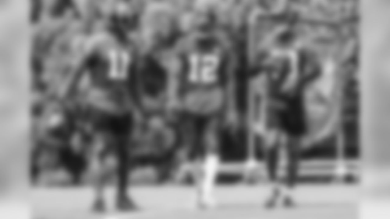 WR Julio Jones, WR Mohamed Sanu, WR Calvin Ridley