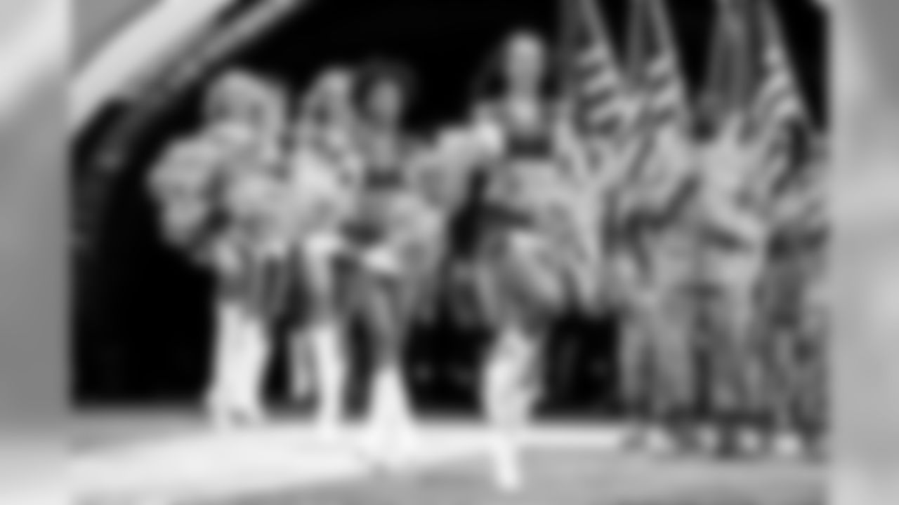 Atlanta Falcons Cheerleaders in action at Mercedes-Benz Stadium in Atlanta, Georgia, on Thursday August 15, 2019. (Photo by Kara Durrette/Atlanta Falcons).