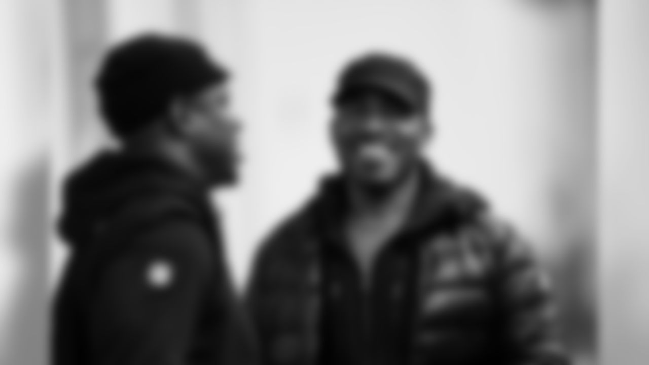 Ronde Barber, asst. head coach / wide receivers coach / passing game coordinator, Raheem Morris